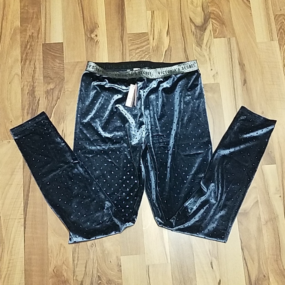 NWT VS Victoria's Secret Velvet Leggings